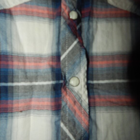 American Eagle Plaid button down shirt XS/TP - Picture 2 of 4